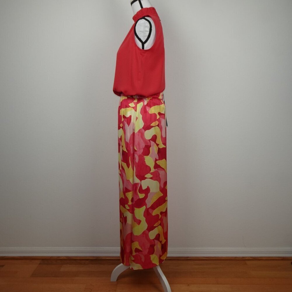 Ming Wang Skirt & Top Set Outfit Women's Size XS Pink Yellow TWO Pieces Colorful - Picture 2 of 16